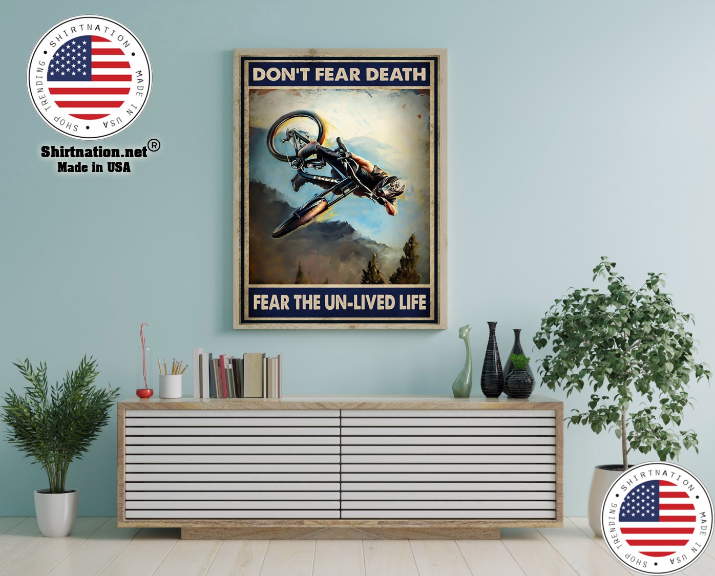Dont fear death fear the un lived life poster 12