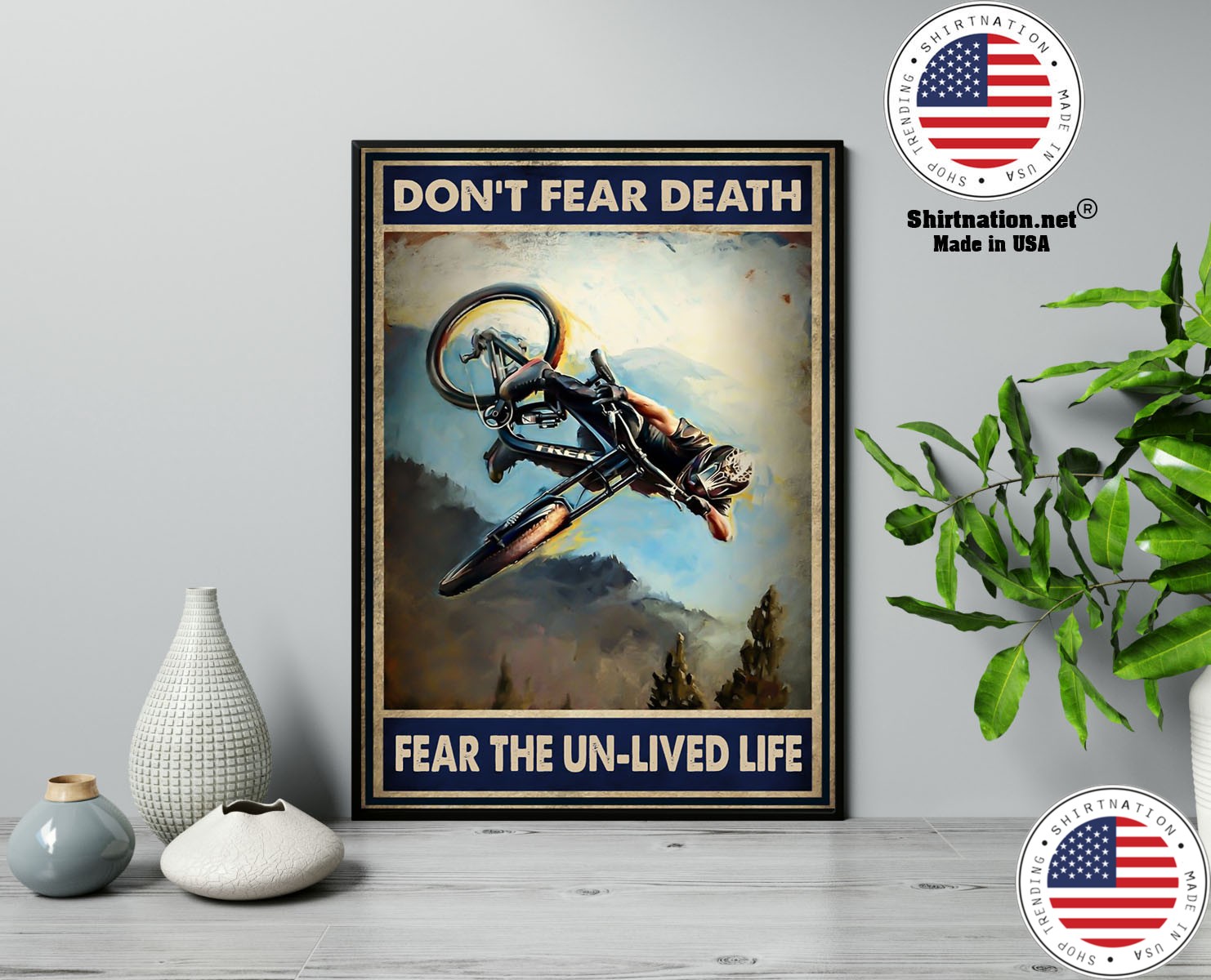 Dont fear death fear the un lived life poster 13