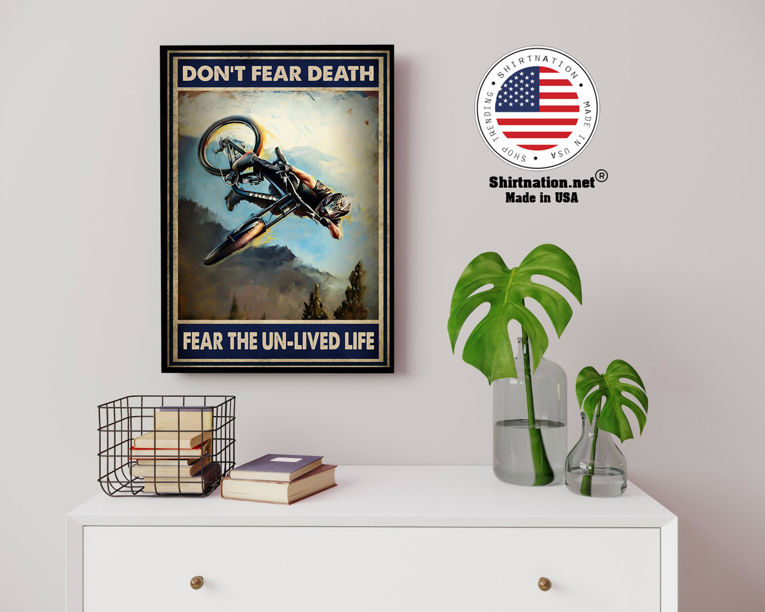 Dont fear death fear the un lived life poster 14