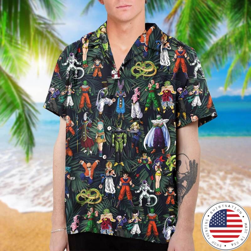 Dragon Ball hawaiian shirt as