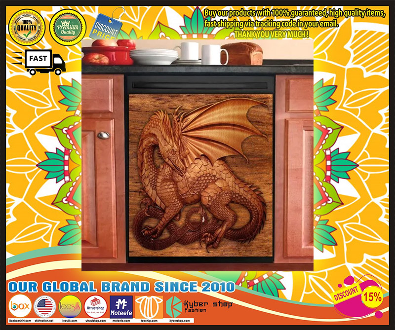 Dragon decor kitchen dishwasher 4 1