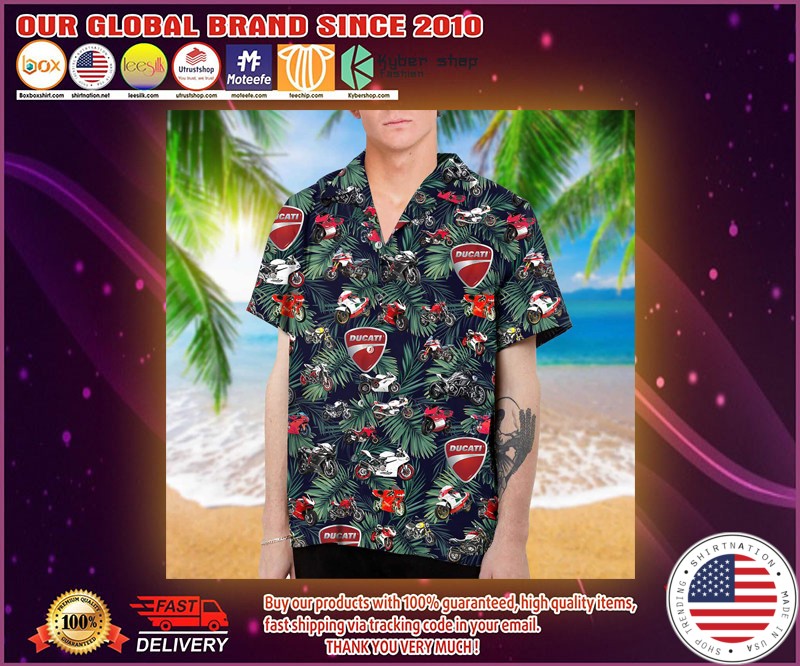 Ducati hawaiian shirt 4