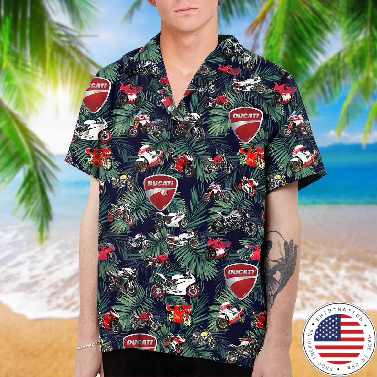 Ducati hawaiian shirt as