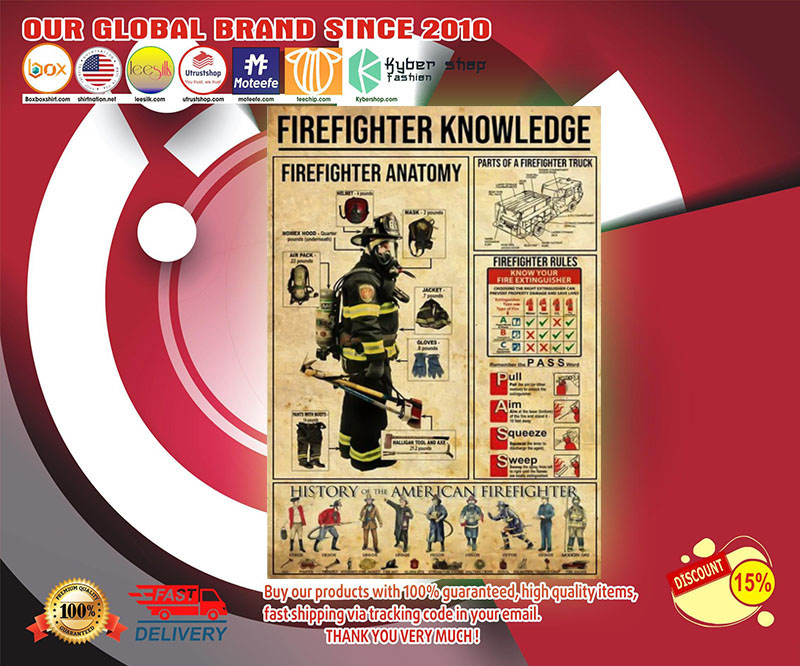 Firefighter knowledge poster