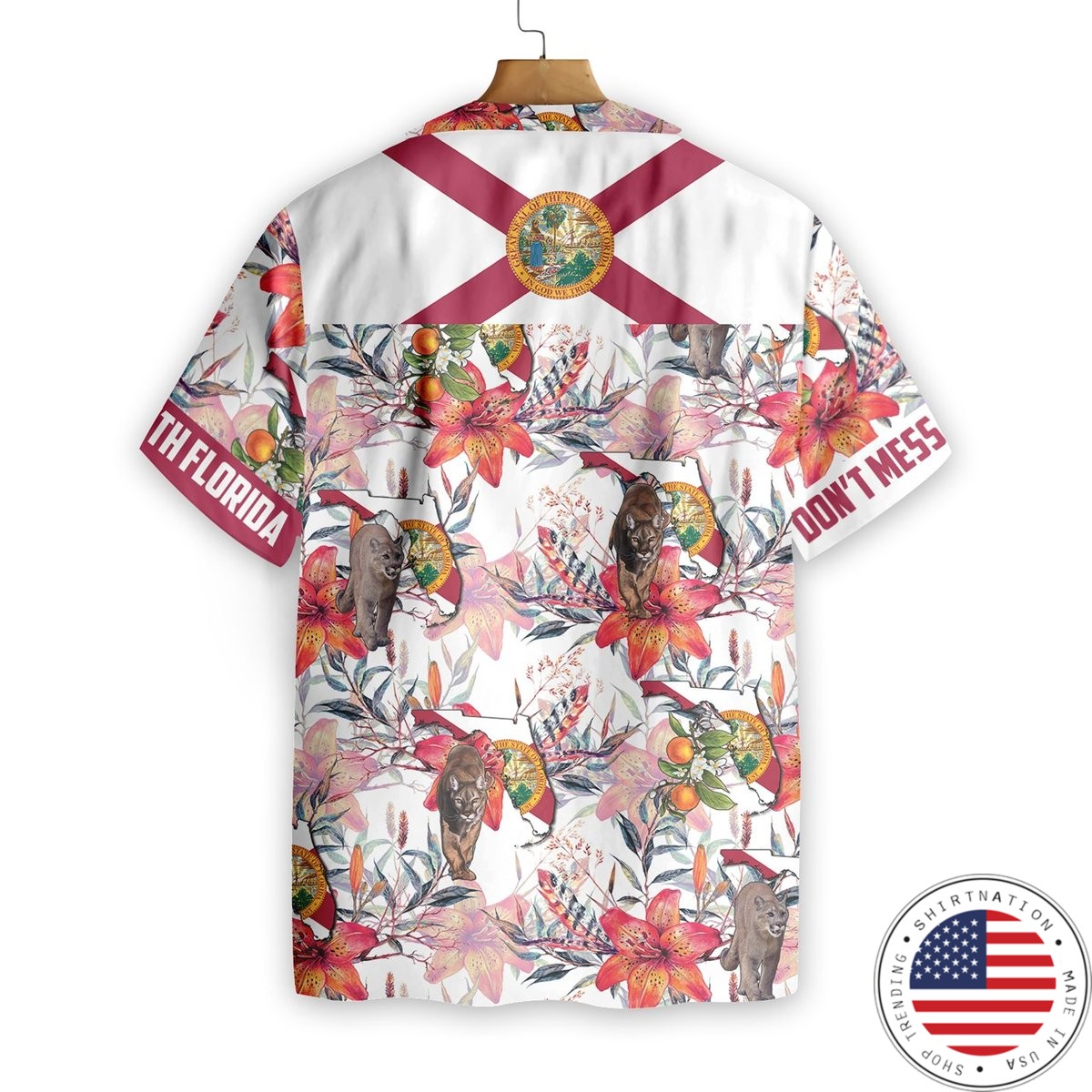 Florida Panther Hawaiian Shirt2