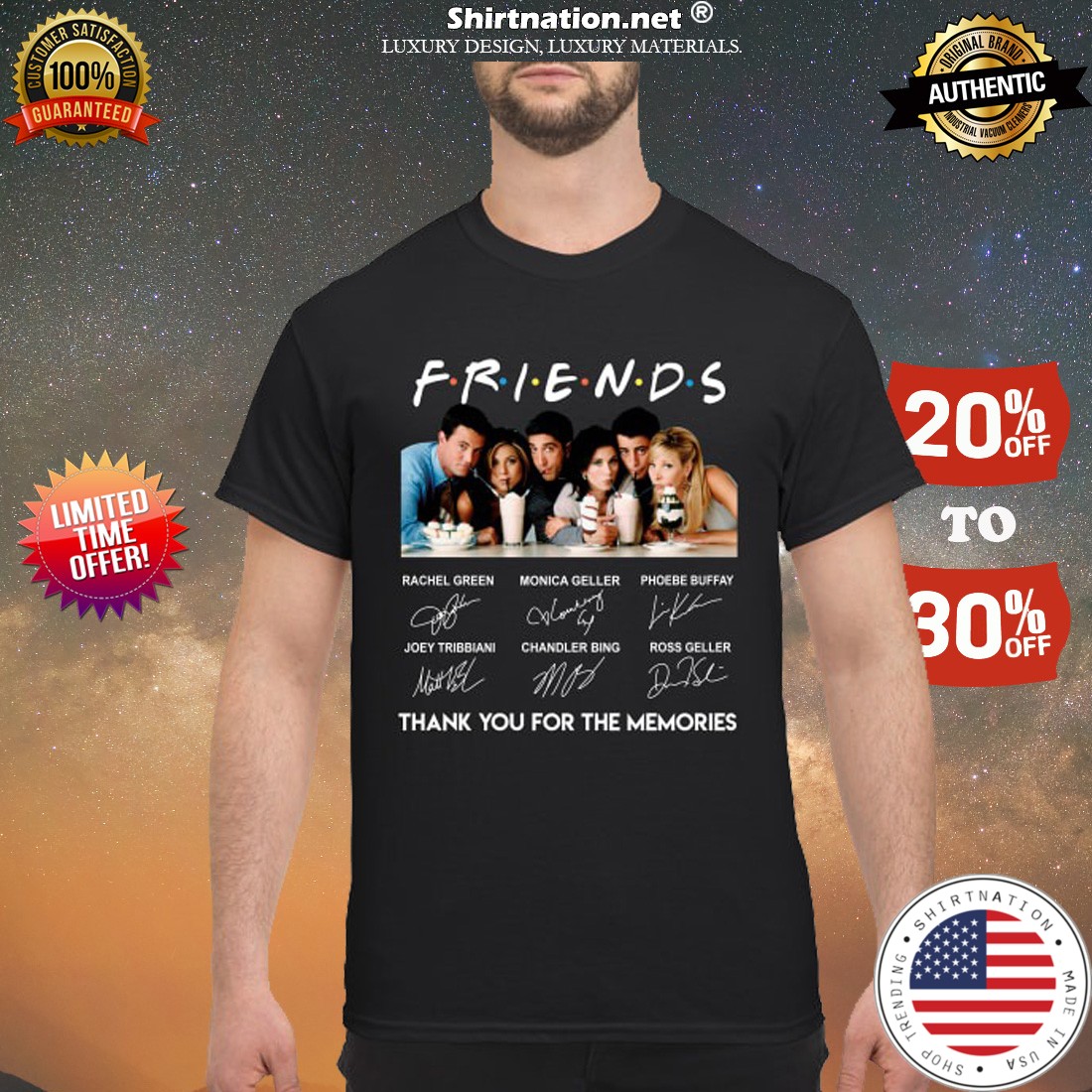 Friend movie thank you for the memories shirt