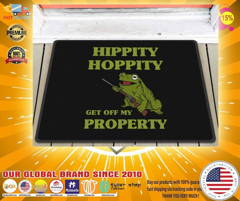 Frog hippity hoppity get off my property doormat2