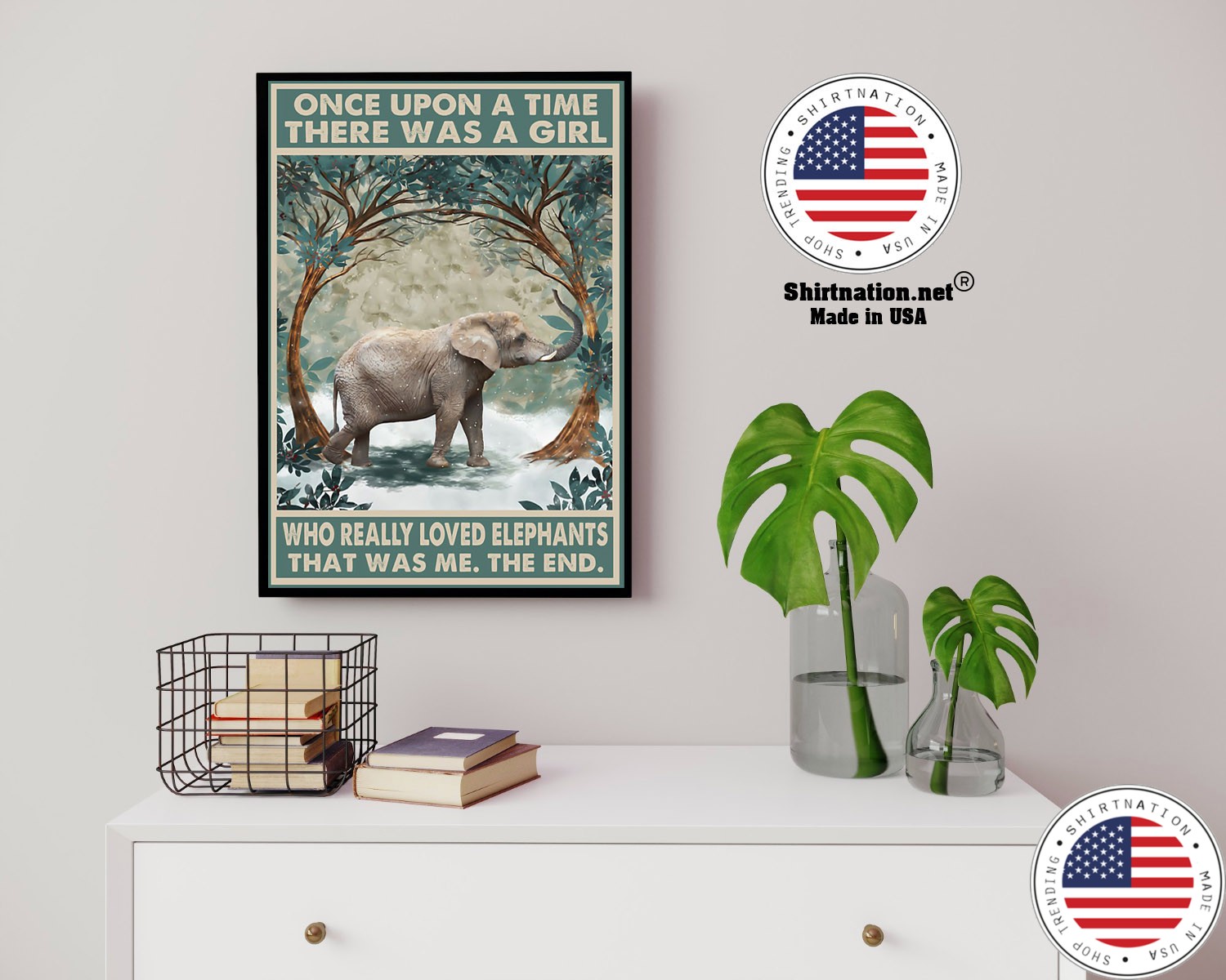 Once upon a time there was a girl who really loved elephants poster 8