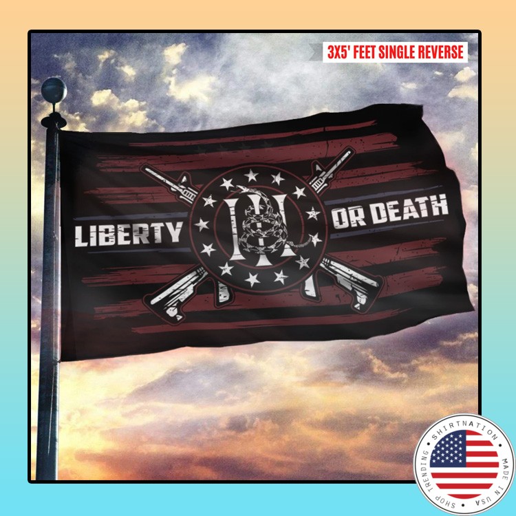 Gadsden Dont Tread On Me Liberty Or Death Flag1
