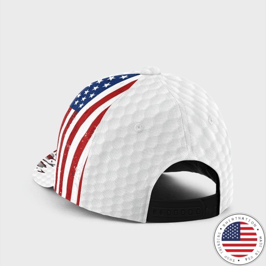 Golfer American Flag cap2