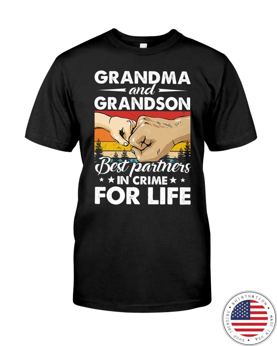 Grandma And Grandson Best Partners In Crime For Life Shirt6