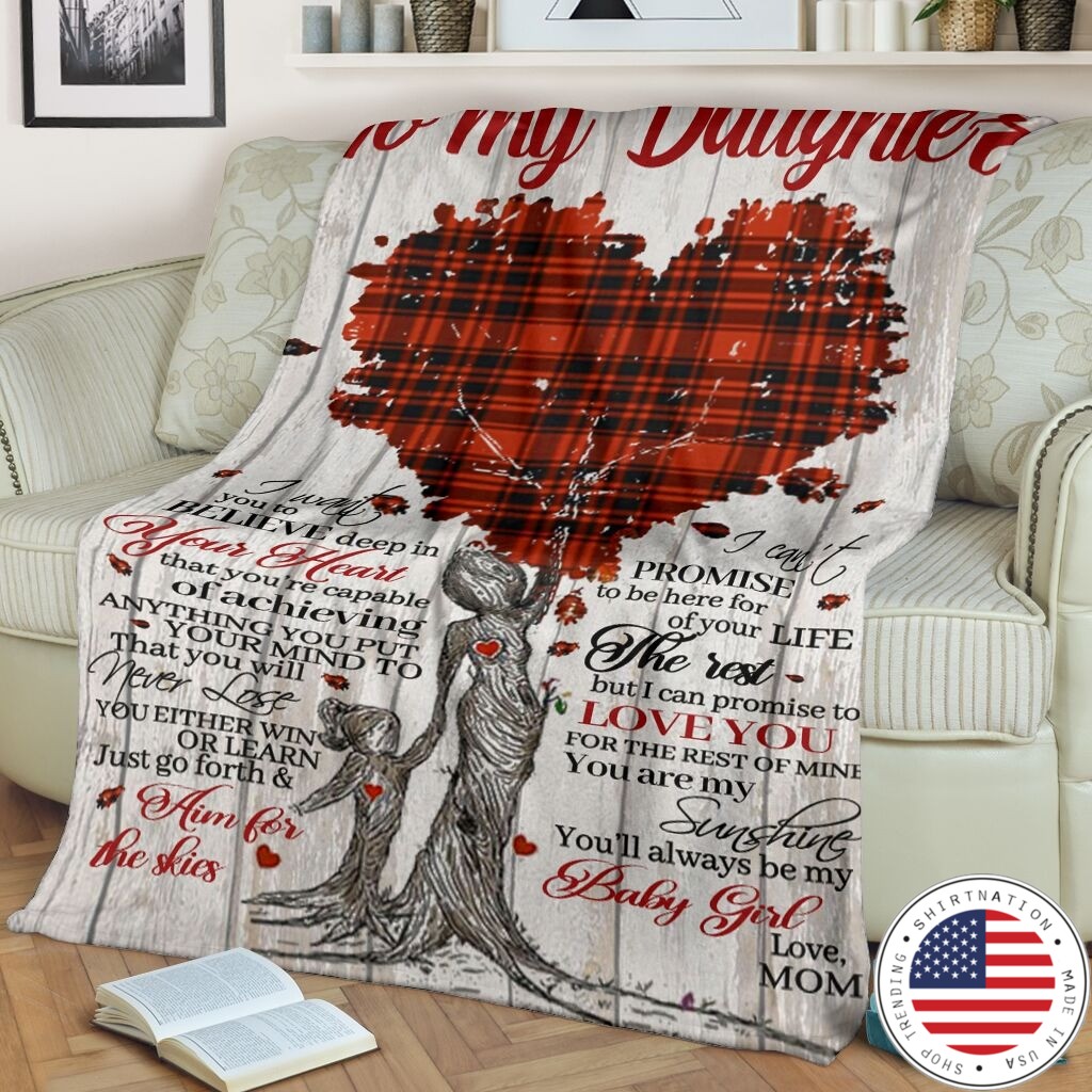 Heart tree To my daughter bedding set