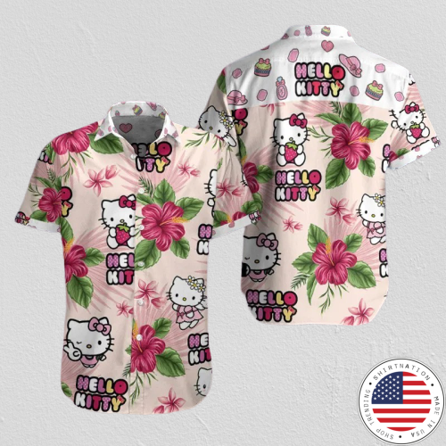 Hello kitty hawaiian shirt
