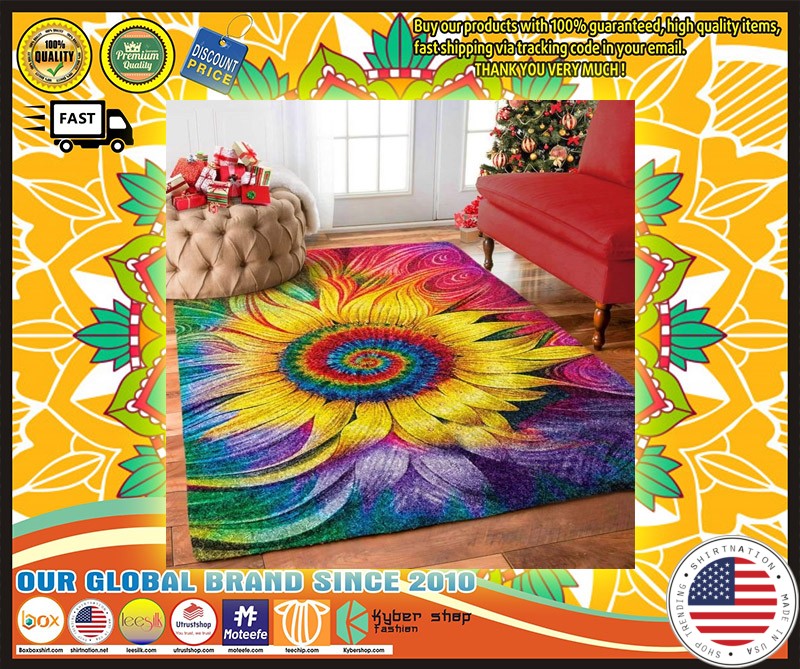 Hippie Sunflower rug 1