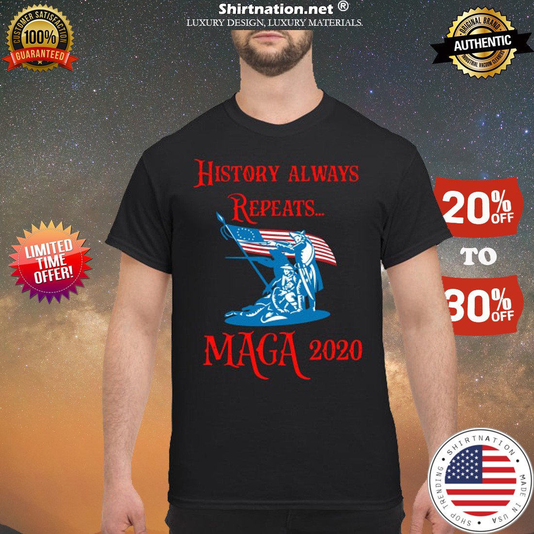 History always repeats Maga 2020 shirt