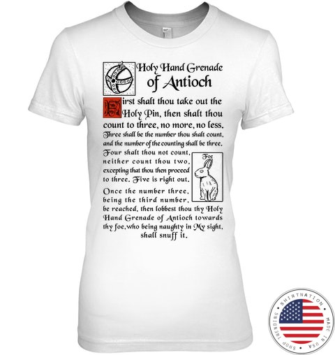 Holy Hand Grenade Of Antioch Shirt1