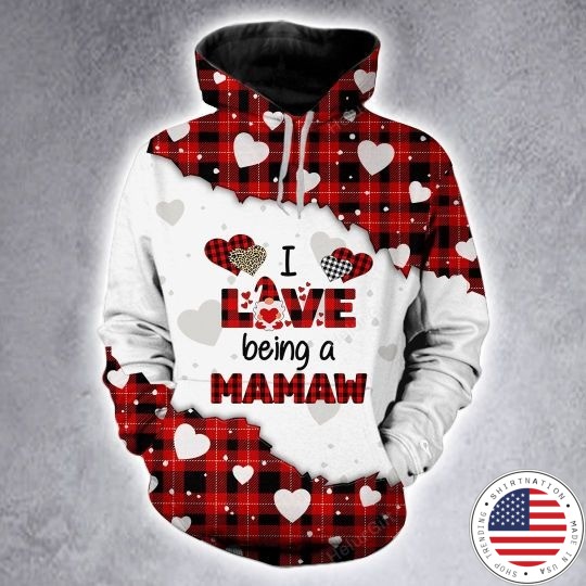 I love being a mamaw custom name 3D hoodie and legging 4