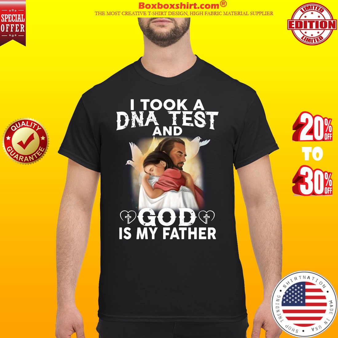 I took a DNA test and God is my father shirt