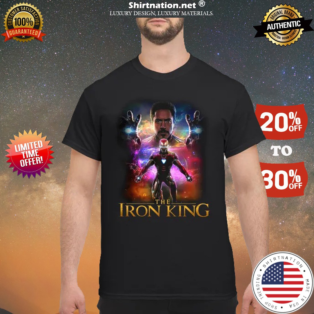 Iron man the iron king shirt