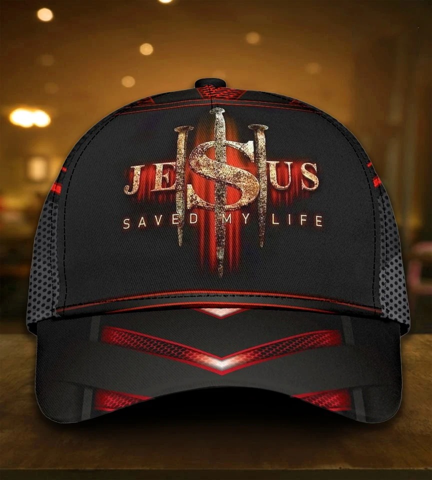 Jesus saved my life cap
