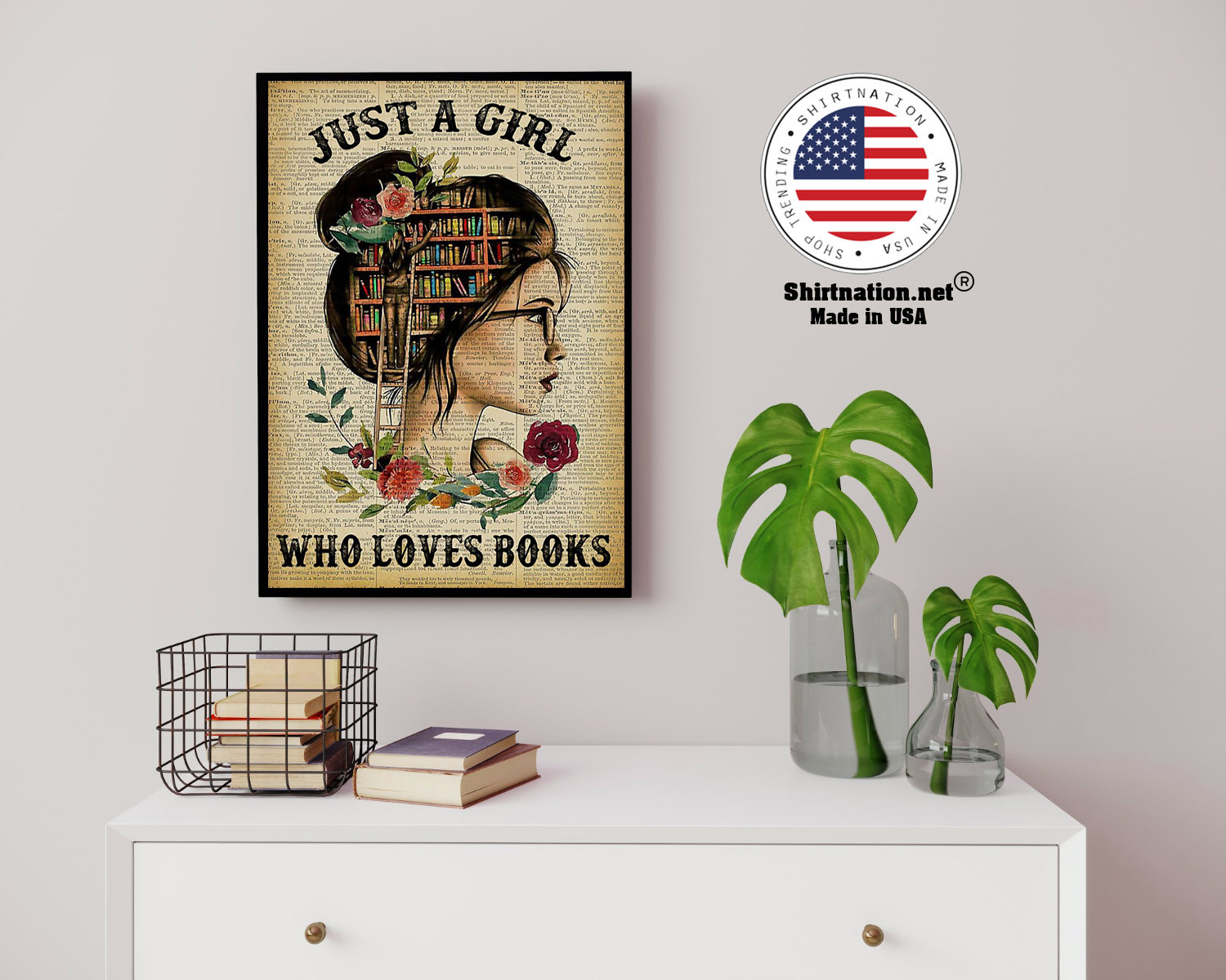 Just a girl who loves books poster 14