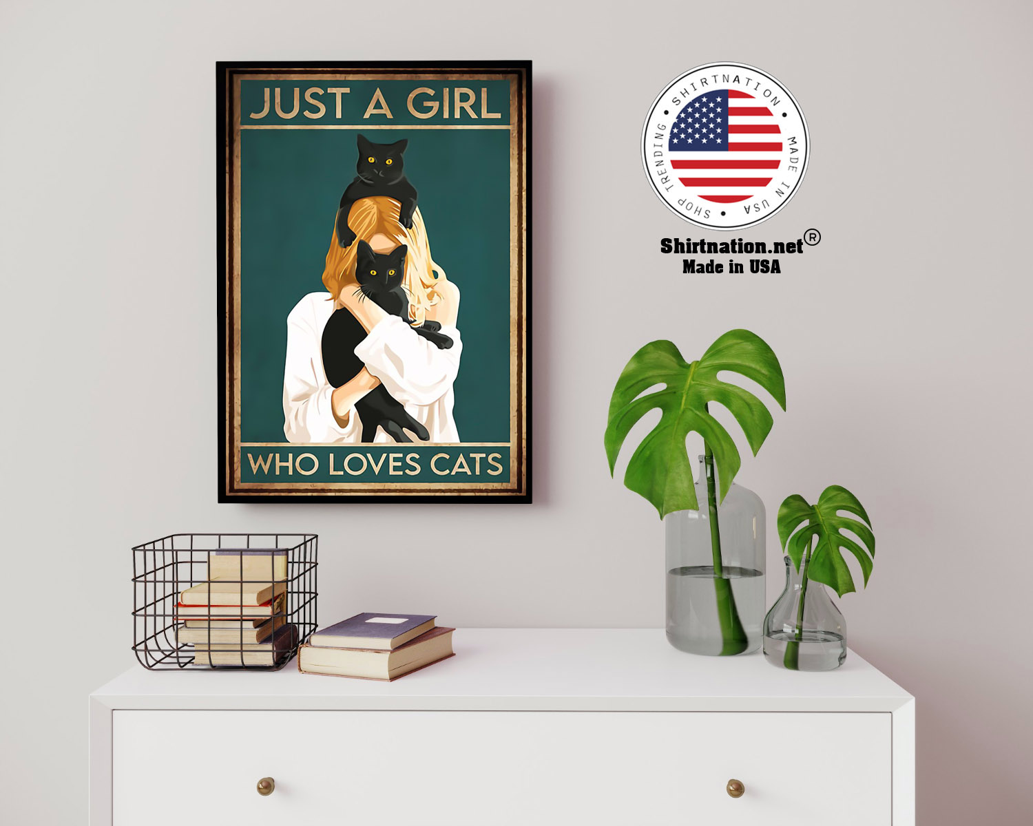 Just a girl who loves cats poster 14