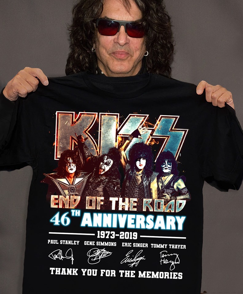 Kiss end of the road 46th anniversary premium women's shirt