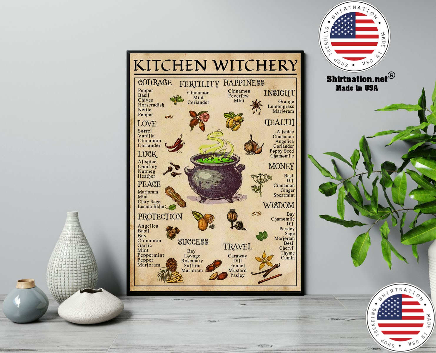 Kitchen witchery poster 13