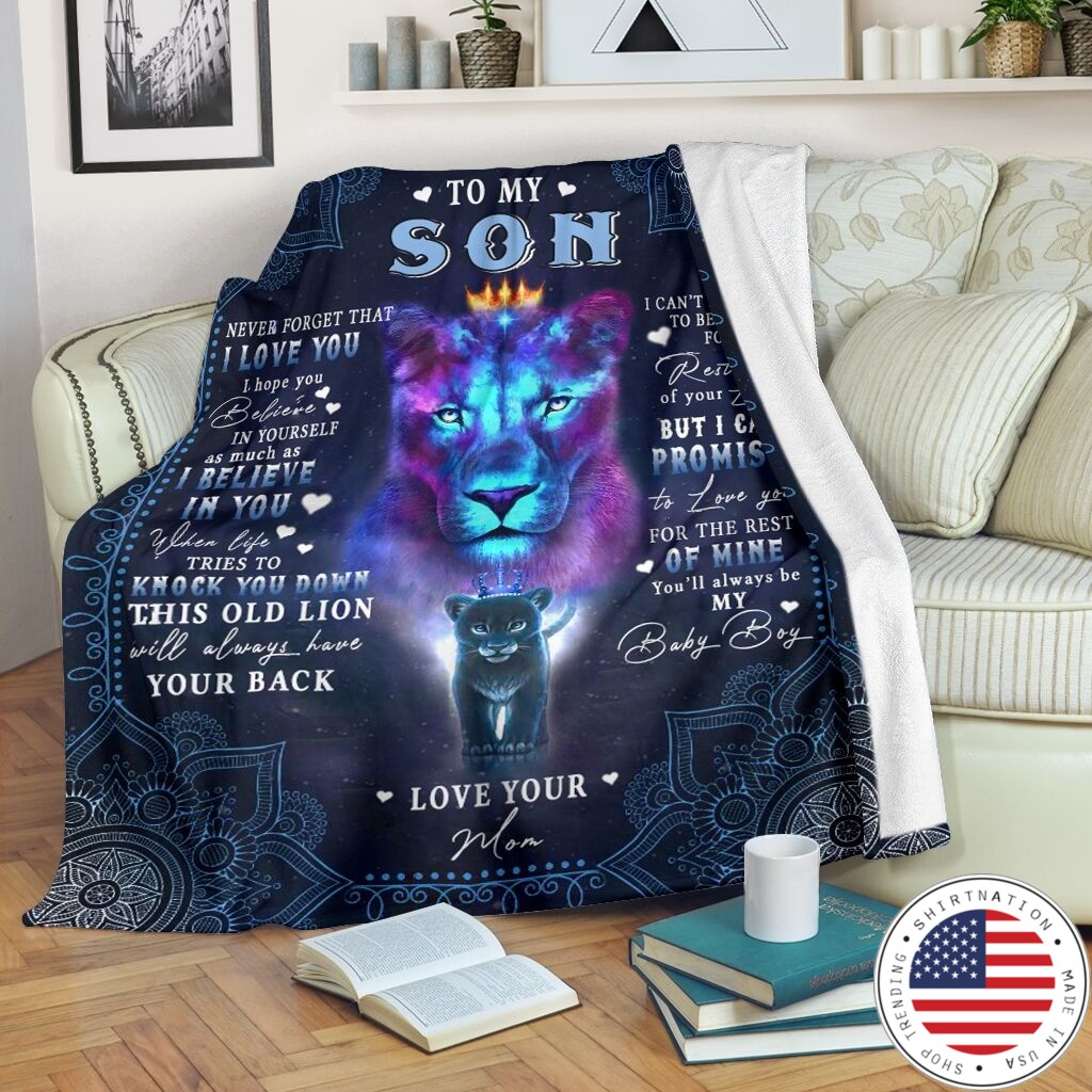 Lion To my son bedding set