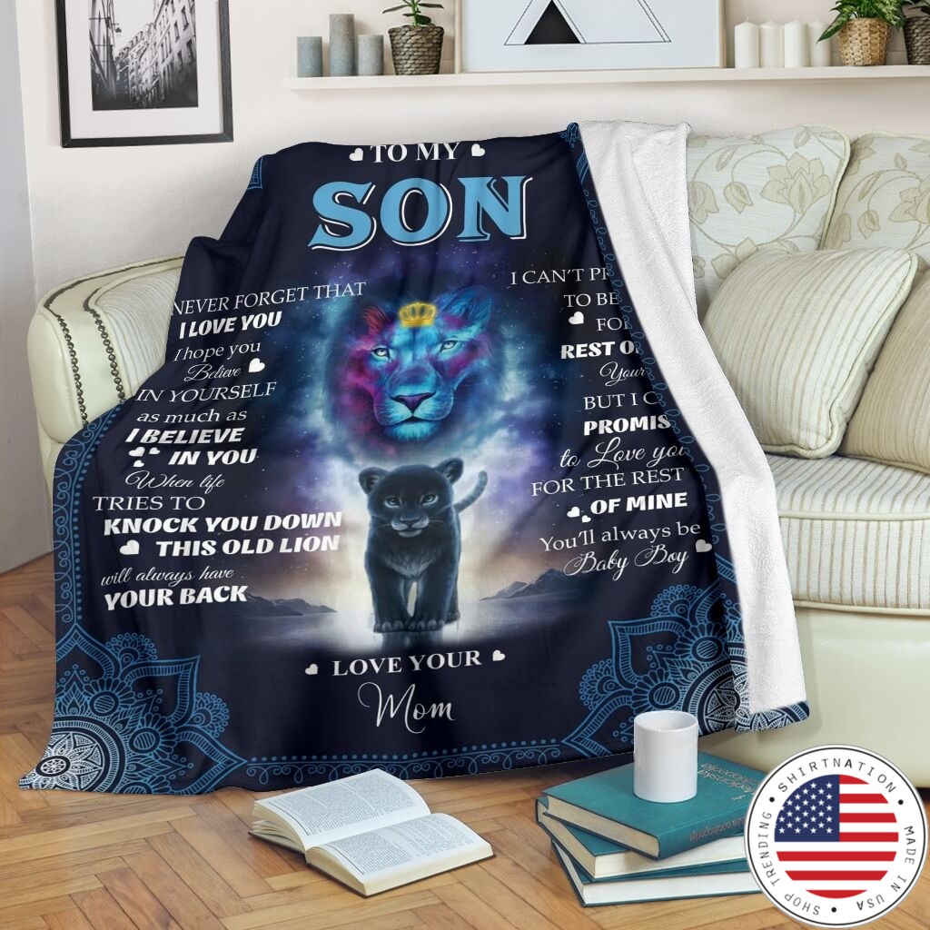 Lion to my son blanket