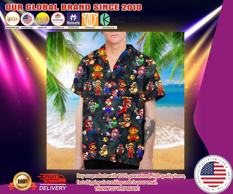 Mario hawaiian shirt 3