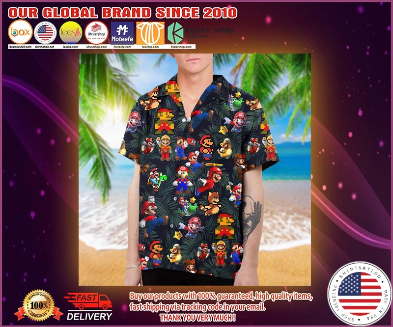 Mario hawaiian shirt 4