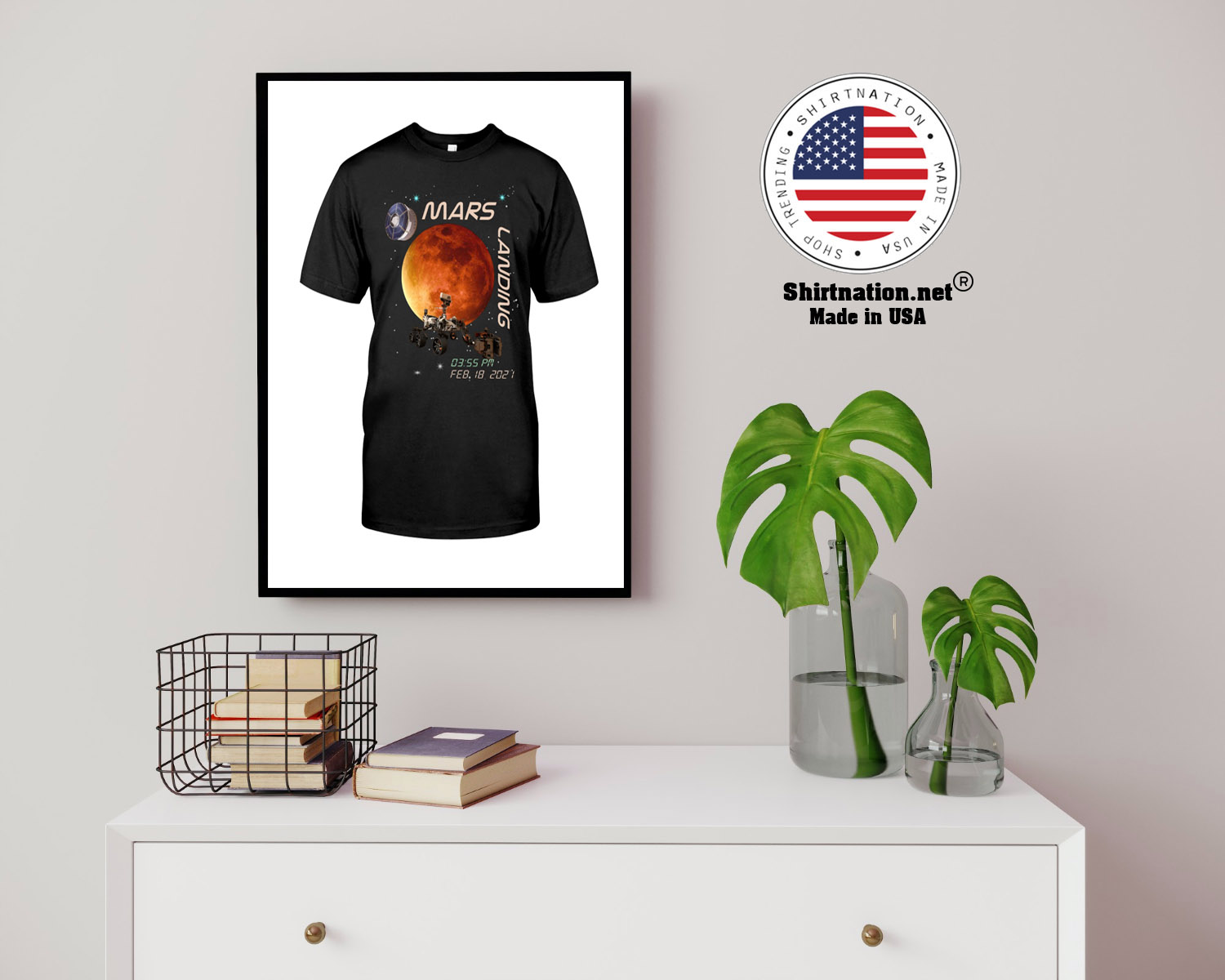 Mars landing february 18 2021 shirt 14