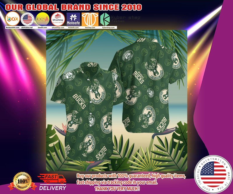 Milwaukee Bucks hawaiian shirt
