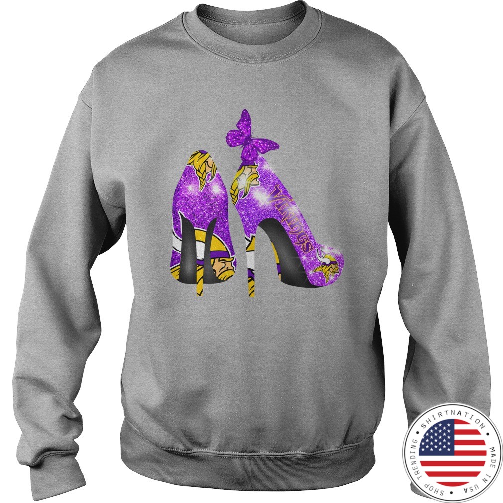 Minnesota Vikings Rhinestone High Heels shirt, hoodie, unisex tank top ...
