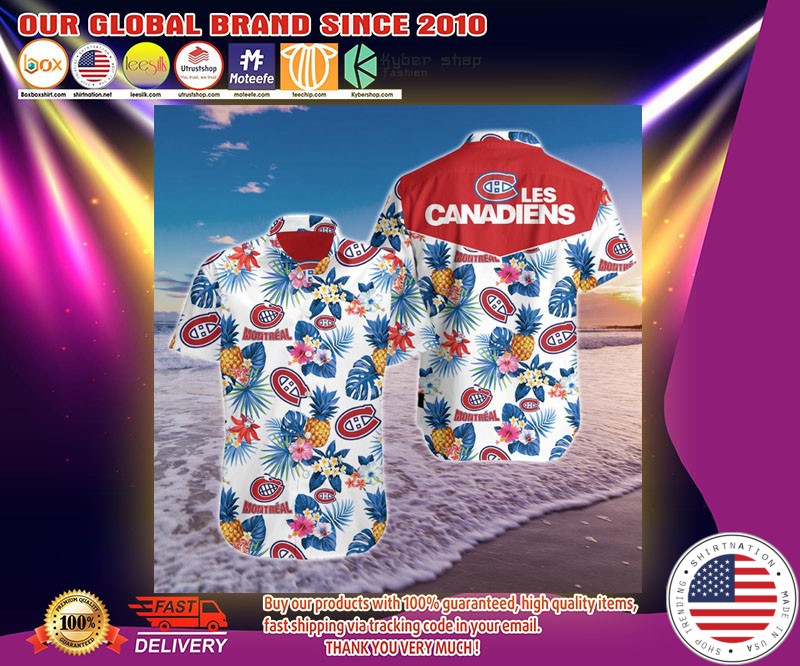 Montreal Canadiens hawaiian shirt