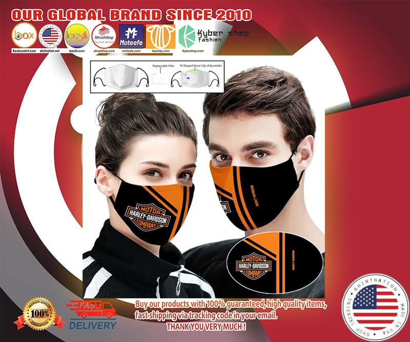 Motor Harley-Davidson company face mask