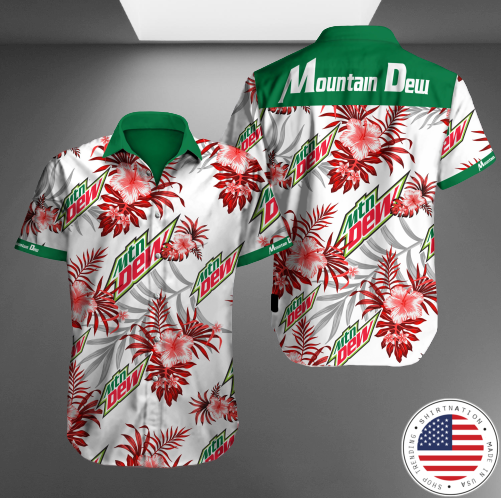 Mountain dew hawaiian shirt