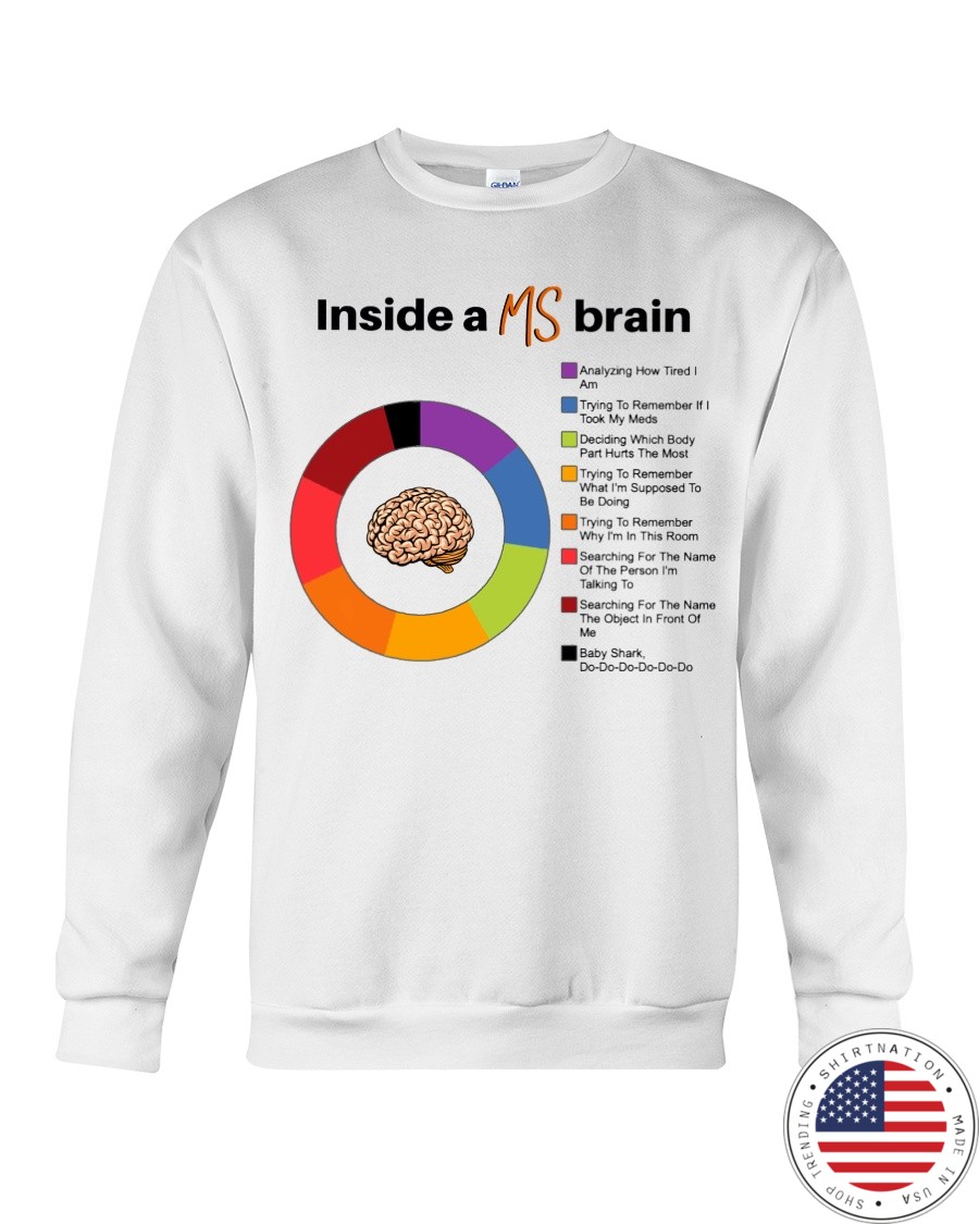 Multiple Sclerosis Inside A Ms Brain Shirt3