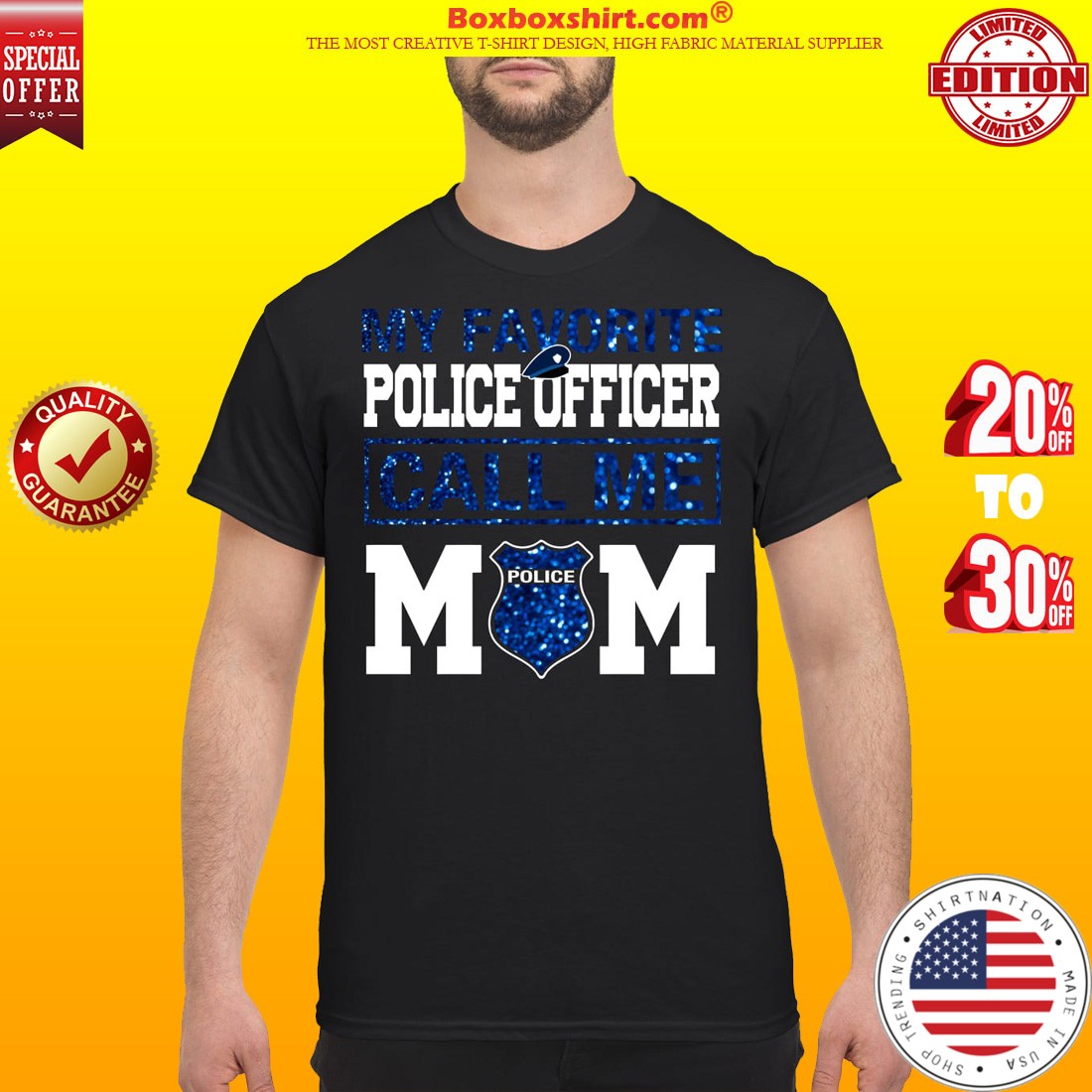 My favorite officer call me mom shirt