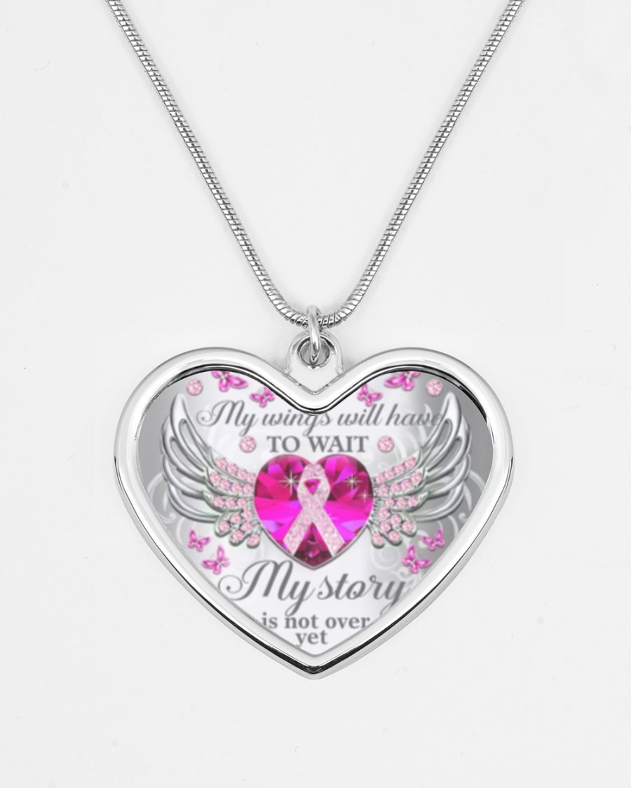 My wings will have to wait my story is not over yet necklace