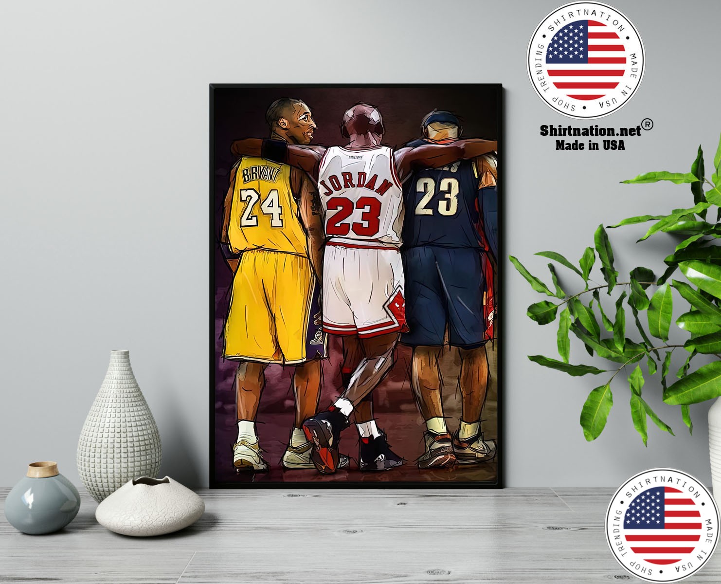 NBA Legend modern wall art poster 13