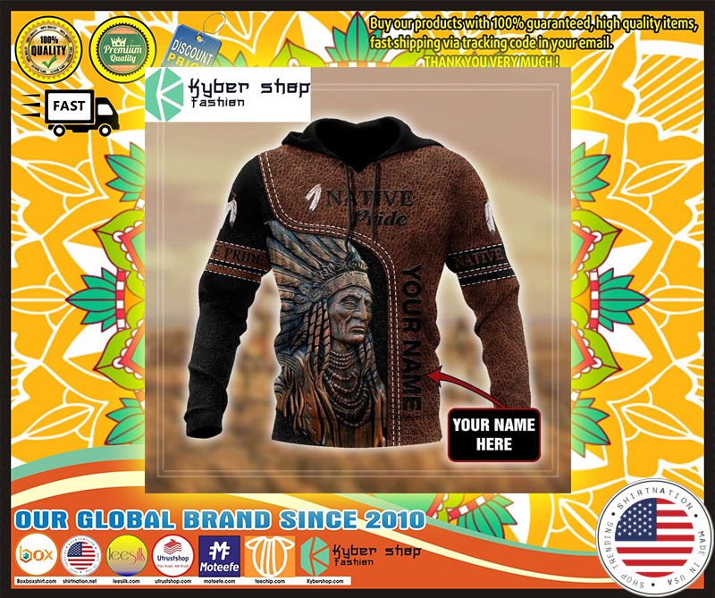 Native pride custom name 3D hoodie 4 1