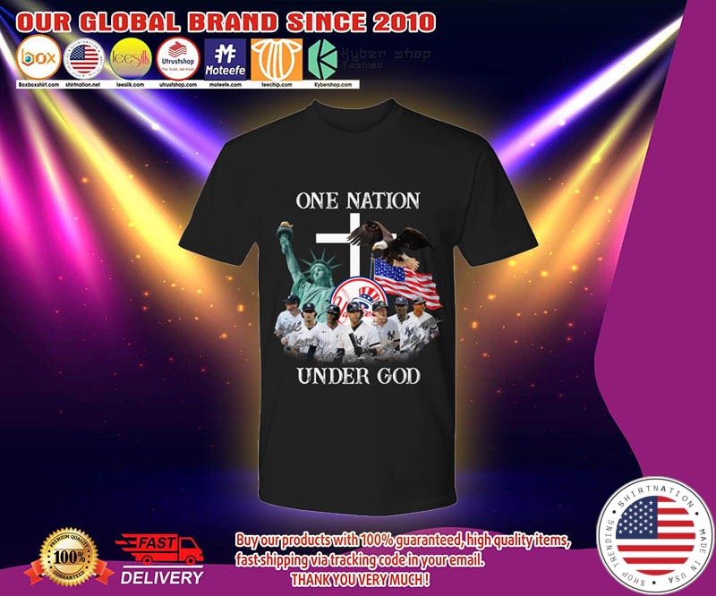 New York Yankees One nation under god shirt 2