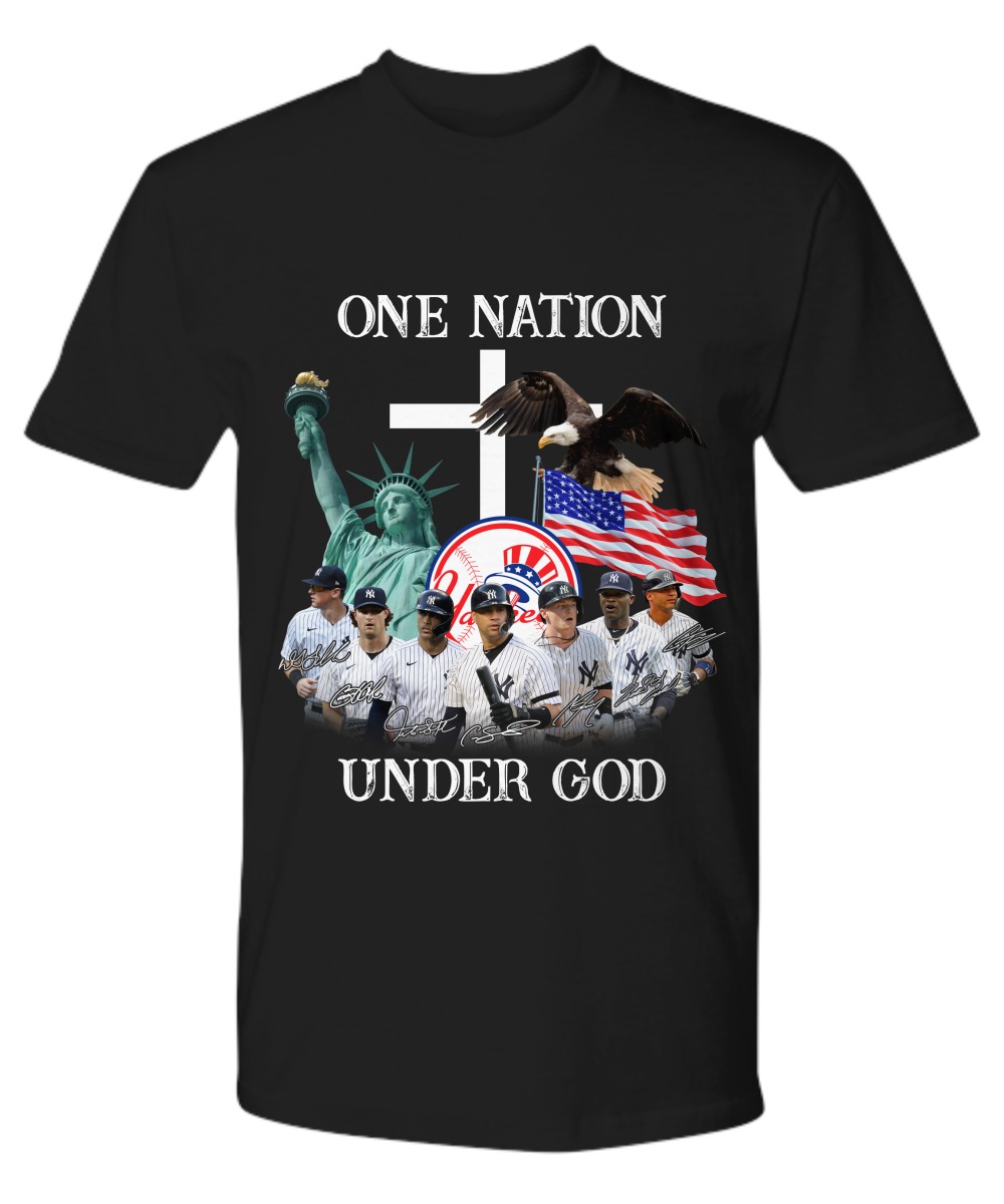 New York Yankees One nation under god shirt as