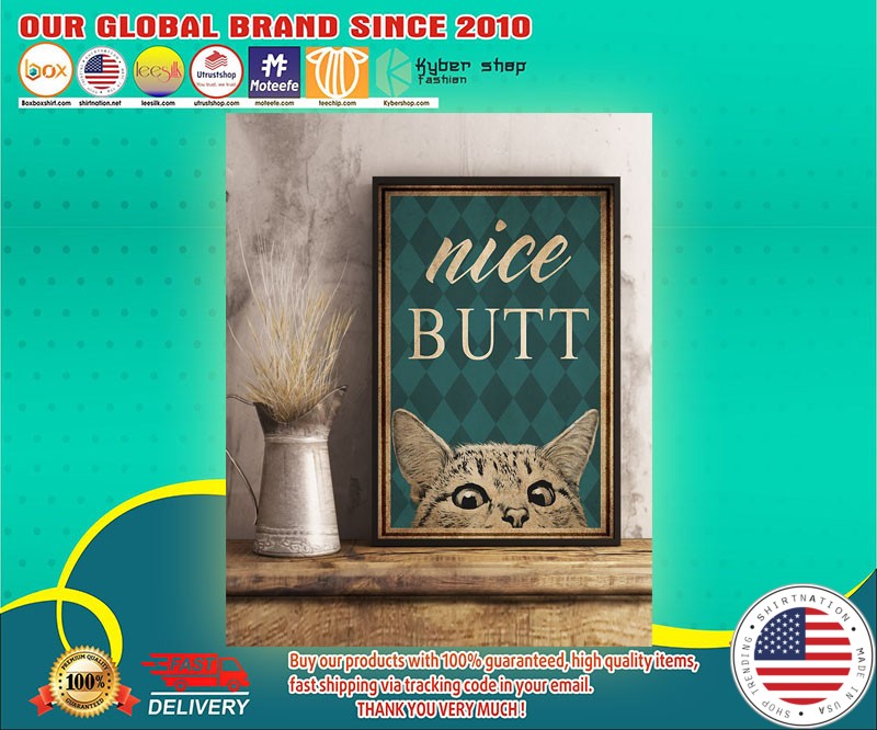 Nice butt Cat poster