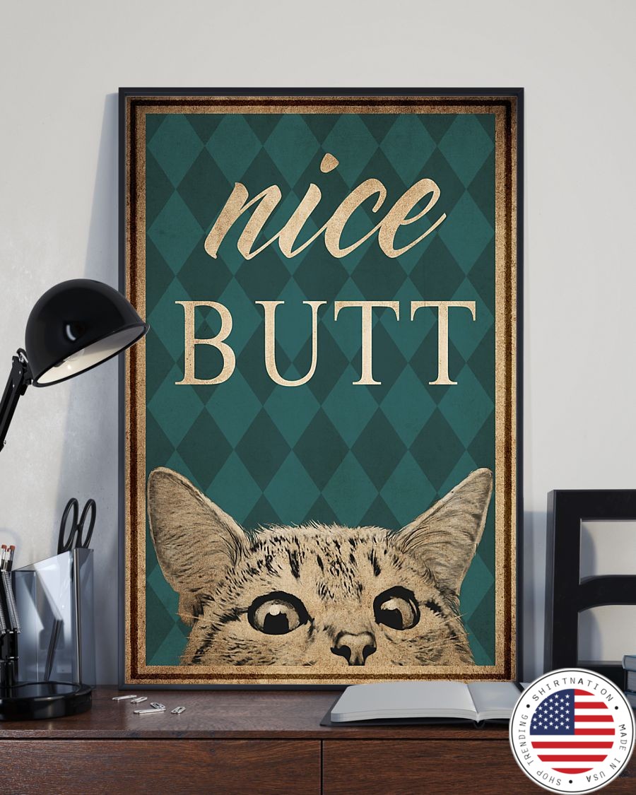 Nice cat butt poster