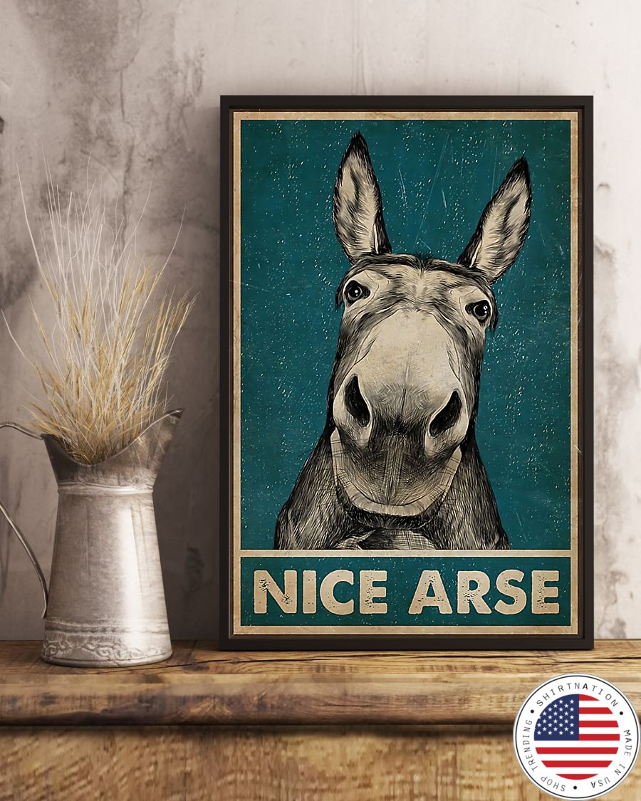 Nice donkey arse poster