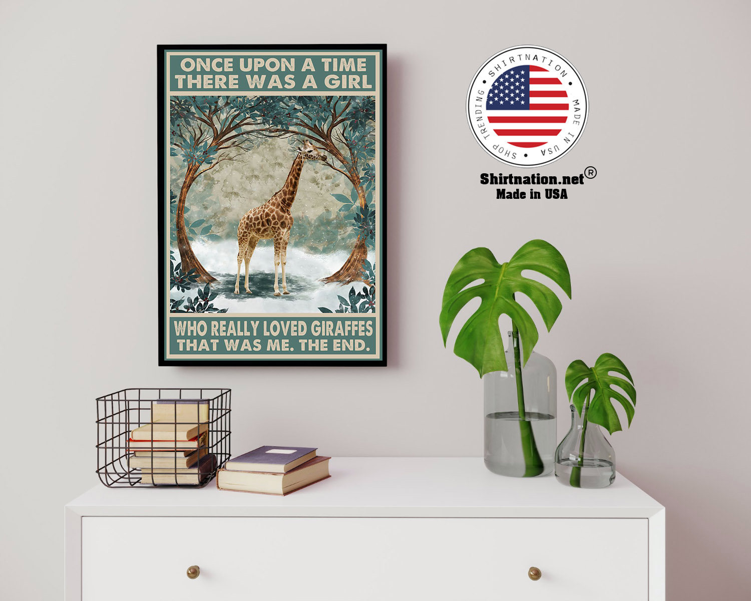 Once upon a time there was a girl who really loved giraffes poster 14