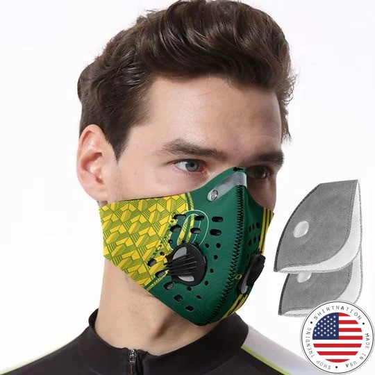 Oregon Ducks football face mask